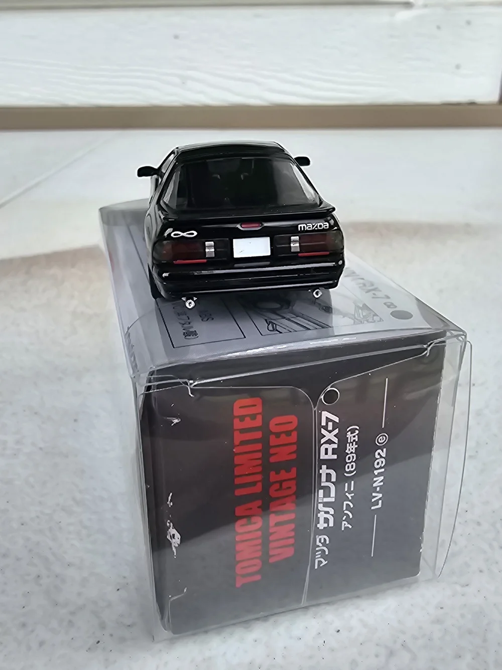 Tomica Limited Vintage Neo LV-N192e Mazda Savanna RX-7 1989 Black 1:64 TLV